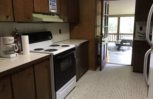 Petersburg House | Great lodging for Penn State events and view of Lake Louise at Camp Golden Pond.