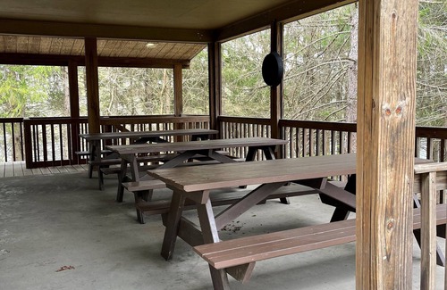 Petersburg House | Great lodging for Penn State events and view of Lake Louise at Camp Golden Pond.