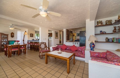 Akumal Condo | Great snorkeling from this beachfront condo, AC in bedrooms!