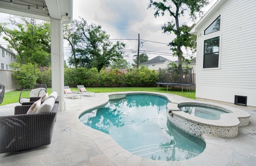 Lazybrook/Timbergrove House | Greater Heights Area Luxury Retreat - Private Pool + Game Room