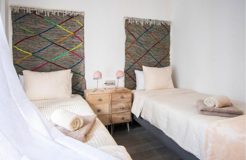 Caleta de Fuste Apartment | Green View Luxury appartment in new complex Pueblo Majorero next to golf course 5 min walk from the Beach and Atlantico Shopping Centre in Caleta de Fuste Next to Cassino and Elba Sara Hotel 2 bedrooms 2 bathrooms huge terace!