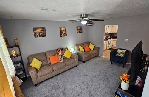 Greenville Apartment | Greenville Retreat Centrally located sleeps 5 near ECU Stadium and Hospital
