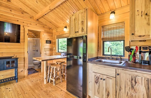 Sparta Cabin | Grill & River Access: Tiny Cabin in Sparta!