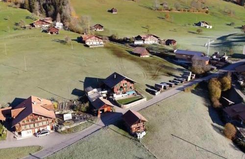 Oberwil im Simmental House | Grosses Chalet im Grünen