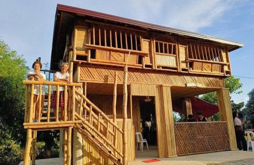 Pulot House | Ground Floor Air-conditioned Room in the Family Hut Bamboo House
