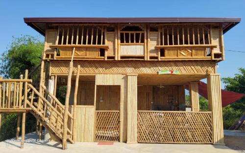 Pulot House | Ground Floor Air-conditioned Room in the Family Hut Bamboo House