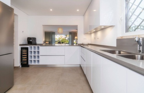 Almancil Apartment | Ground Floor Apartment in Lakeside Village overlooking lake, pool and gardens.
