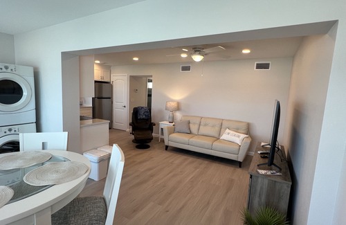 Englewood Condo | Ground floor Bay front, heated pool, dock, private beach access onsite.n