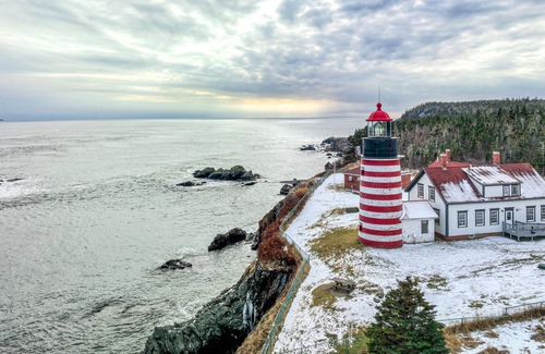 Lubec Apartment | Ground-floor duplex with ocean view, deck & firepit - walk to all of town