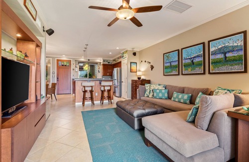 Kamuela Condo | 🏖️Ground Floor | Gorgeous View of Mauna Kea | Concierge Included | Nearby Beach