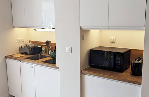 Port Cogolin Apartment | Ground floor near beaches, air conditioning, XL terrace with canal view and access, swimming pool, paddle, box