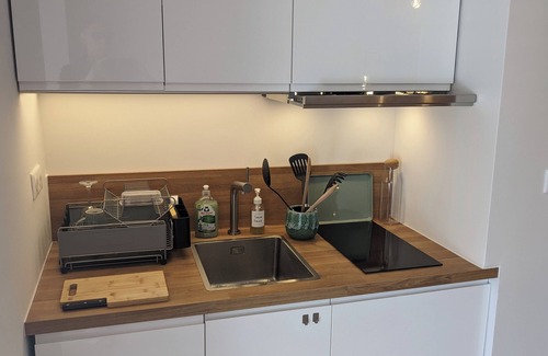 Port Cogolin Apartment | Ground floor near beaches, air conditioning, XL terrace with canal view and access, swimming pool, paddle, box