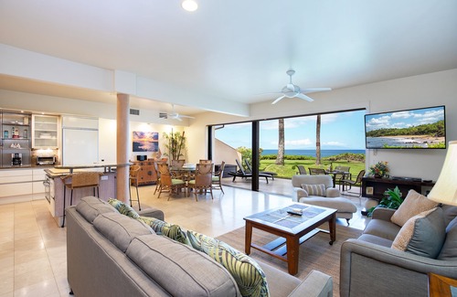 Wailea Condo | Ground-Floor Paradise: Makena Surf F-110, Your Oceanfront Getaway!