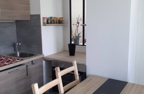 Tence Apartment | Ground floor studio for 2 to 4 people in the center of Tence