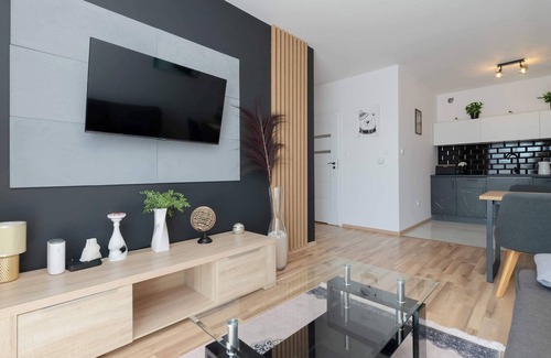 Jastrzebia Gora Apartment | Grzybiarzy 37 Jastrzębia Góra | Charming Alice Apartment | Terrace with Garden