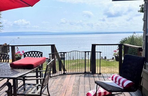 Cranesville House | GSL Waterfront Cottage With Million Dollar Views and 65 of Lakefront
