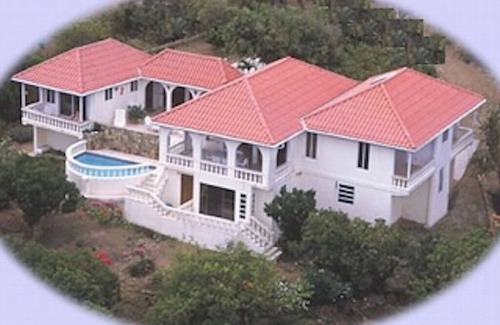 Great Camanoe Island Villa | Gt Camanoe-dramatic out-island villa with boat; exotic views- pool, golf cartss