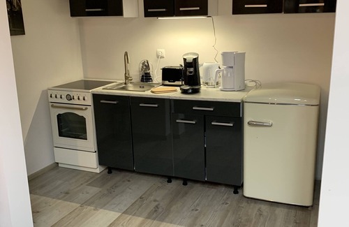 Dudenhofen Apartment | Guest apartment near Speyer with beautiful terrace by the koi pond