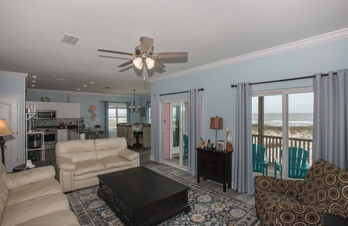 Fort Morgan House | Gulf Front house, Private Pool, 5 ensuites, Quiet Never Crowded Beach, Fire Pit