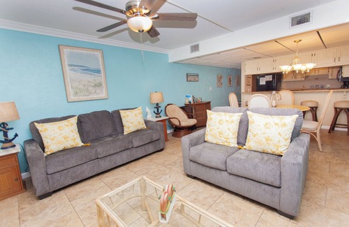 Panama City Beach Condo | Gulf Front! Quiet Gated Community!