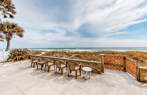 Bahama Beach Apartment | Gulf-front studio with direct beach access, high-speed WiFi, and central AC