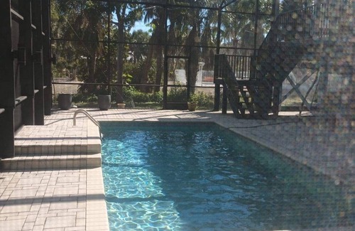 Sanibel House | Gulf House with heated pool and ping pong table.