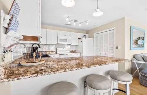 Gulf Place Condo | Gulf Place Caribbean #312 - Gulf View, Community Heated Pool