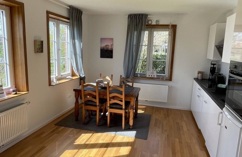 Grosefehn Apartment | Gulfhof vacation apartment "Wangerooge" with a view of the nature reserve