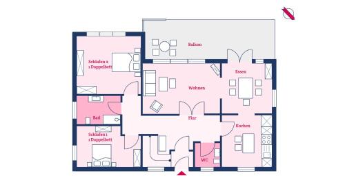 Wyk auf Foehr Apartment | Hüs Waalnöd Wohnung 1