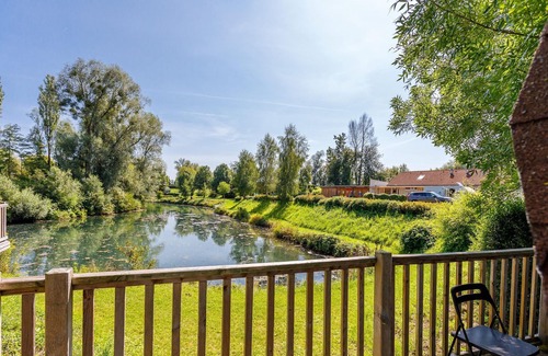 Au an der Donau RV Rental | Hütte Kuckucksnest mit Terrasse & Gemeinschaftsbad - Camping & Pension Au an der Donau