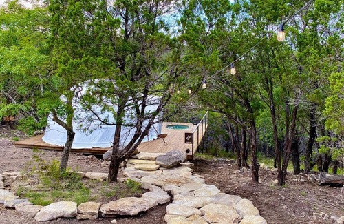 Oatmeal House | Habibi: Luxury Glamping in Treetop Dome + Dip Pool