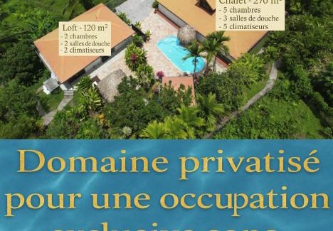 Tartane Villa | Habitation Bonneville Chalet & Loft avec piscine et sauna