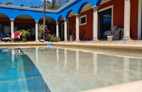 Merida Municipality House | Hacienda Cholul pool, harmony and fun