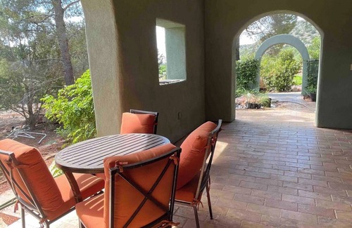 Cornville Apartment | Hacienda Private Suite & Patio overlooking garden