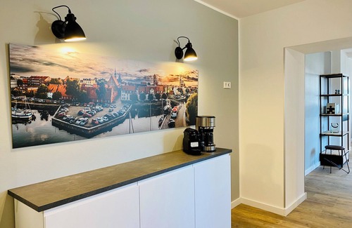 Bastionengurtel Apartment | HafenCity apartment 2 on the 3rd floor directly at Stralsund harbor