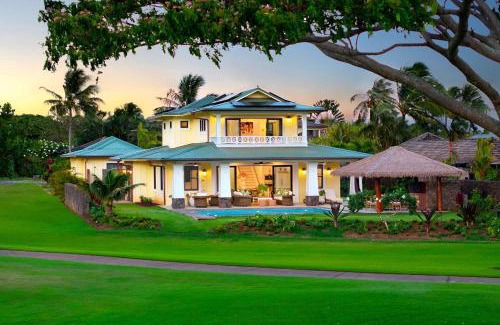 Poipu House | Hale Maia at Kukui ula - Elegant Pool Retreat with Golf Views in Poipu