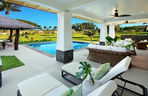 Poipu House | Hale Maia at Kukui ula - Elegant Pool Retreat with Golf Views in Poipu