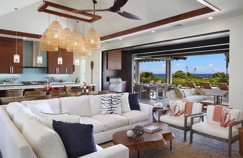 Poipu House | Hale Pomaika'i Mau: Luxury Home w/Ocean View, Outdoor Shower, Pool, Hot Tub & AC