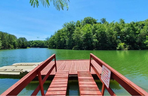 Sevierville House | Haleywood, Private 125 acres on Lake Douglas with 2 cabins, Seasonal Pool, Boat Dock, Free Ticket!