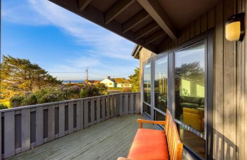 Arch Cape House | Half Block to Beach w Oceanview Patio Balcony The Shore Pine by AvantStay