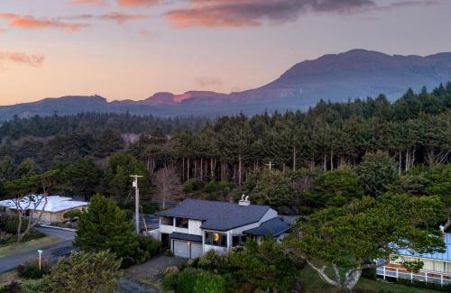 Arch Cape House | Half Block to Beach w Oceanview Patio Balcony The Shore Pine by AvantStay