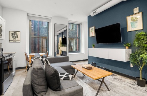 Cultural District Apartment | Halftime Hideaway in Downtown