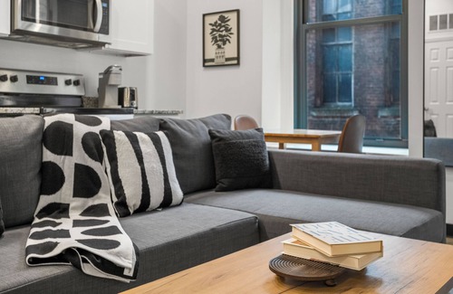 Cultural District Apartment | Halftime Hideaway in Downtown