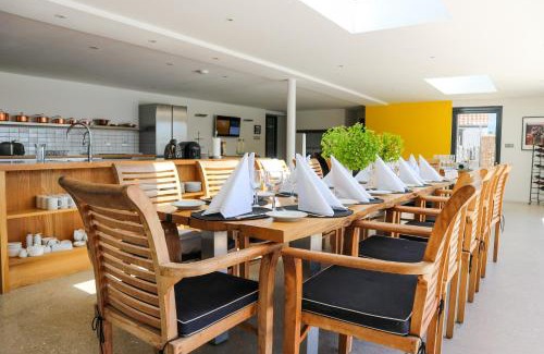 Boughton Villa | Hall Farmhouse. dog friendly, large outdoor pool, BBQ and fire pit