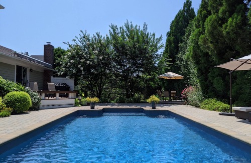 Remsenburg House | Hamptons Getaway With Pool, Bay, and Beach