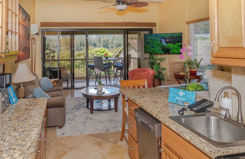 Princeville Condo | Hanalei Hideaway-Oceanfront, Mtn & Waterfall Views, Top Floor, No Stairs