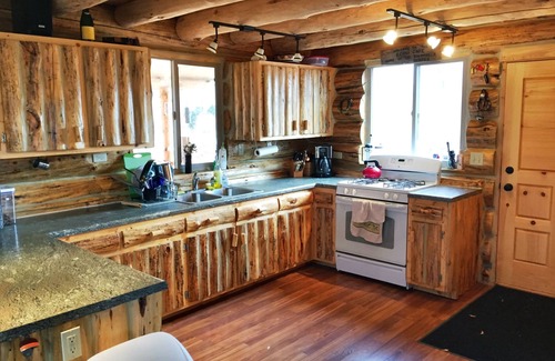 Antonito Cabin | Hand Built Log Cabin On River - Three Bedrooms, Two Bath On Private 15 Acres