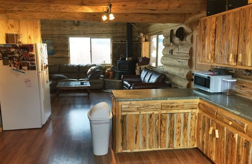 Antonito Cabin | Hand Built Log Cabin On River - Three Bedrooms, Two Bath On Private 15 Acres