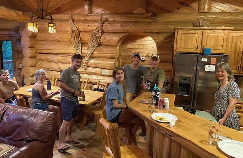 Marcell Cabin | Handcrafted log lodge on Minnesota’s clearest lake. Nestled in the woods.