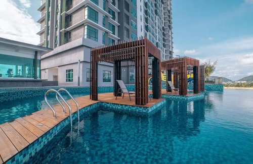 Kuantan Apartment | Hann city view family